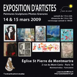 Eglise st pierre de Montmartre paris - Exposition d'Artistes