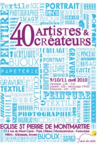 Eglise st jean de Montmartre Paris - 40 artistes exposent...