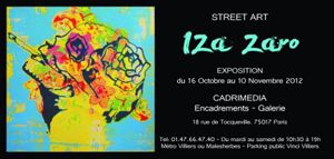 Galerie Cadrimedia - IZa Zaro Street Art